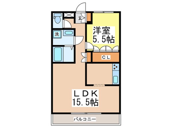 ピ－スフルネモトの物件間取画像